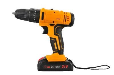 21V with 4000ah Battery Capacity Lithium Cordless Drill for Screw, Drill
