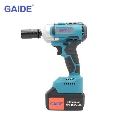 New Design Heavy Duty 20V Cordless Impact Wrench with 2 Batteries