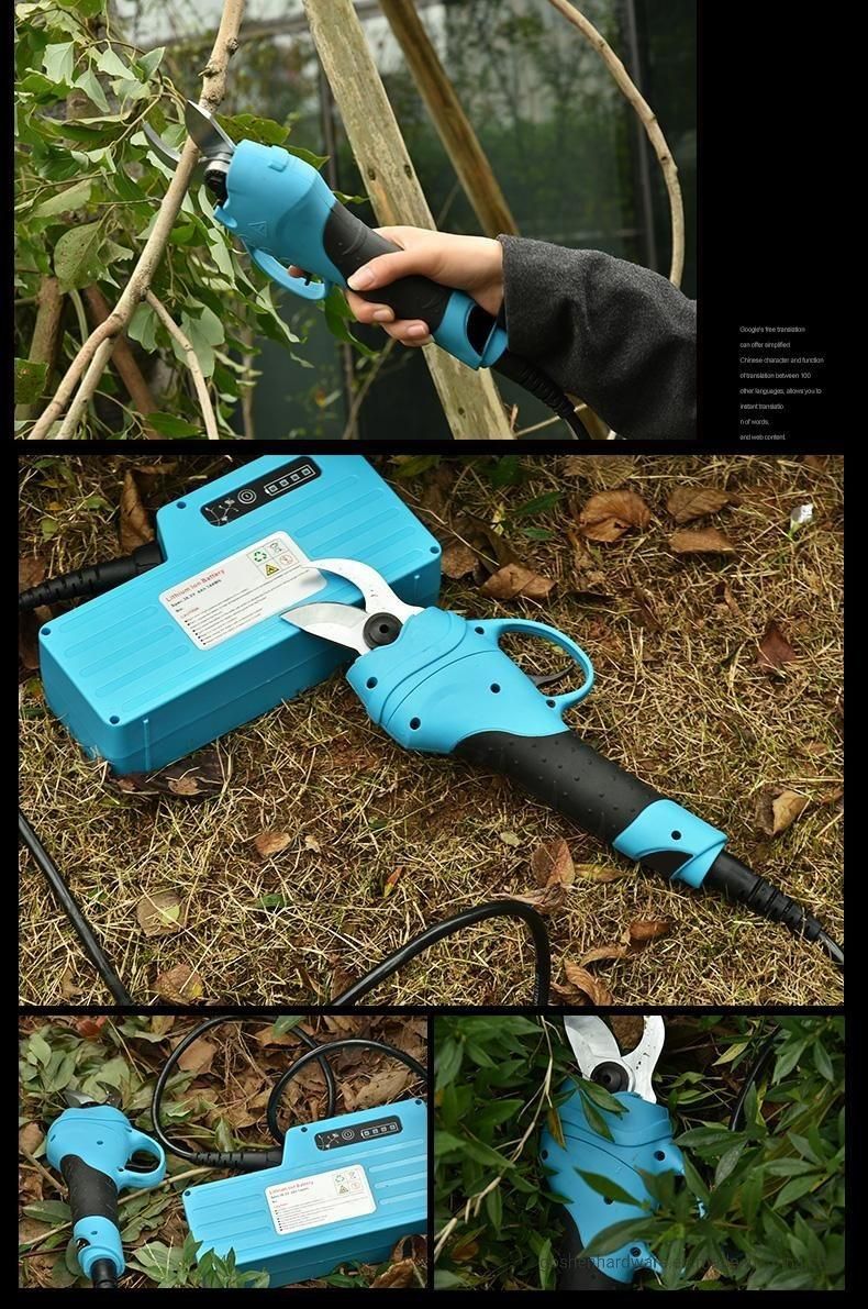 3.0 Ah Garden Shears Fruit Tree Pruning Scissors Multifunctional Electric Scissors Wireless Charging Type