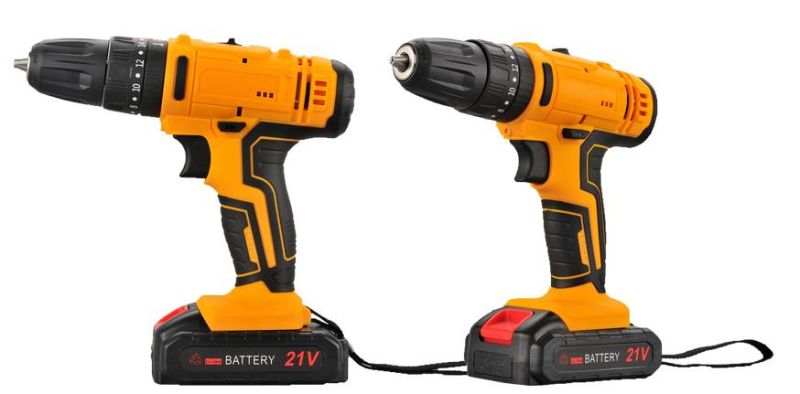 21V with 4000ah Battery Capacity Lithium Cordless Drill for Screw, Drill