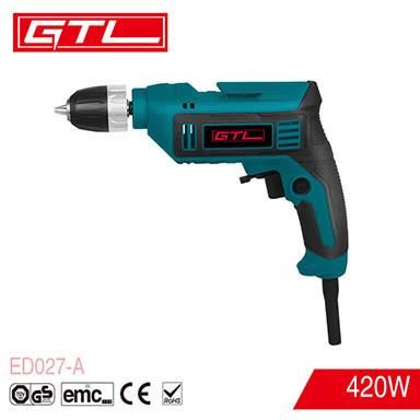 Portable Household Power Tools 10mm Keyless Chuck Electric Drill (ED027-A)