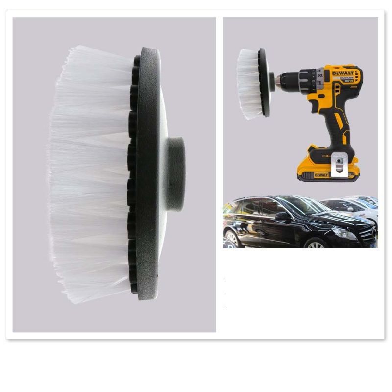 Disc Brush 5 Inch Hollow Rodless M14-2 Electric Cleaning Brush Rust and Dust Removal Electric Drill Brush