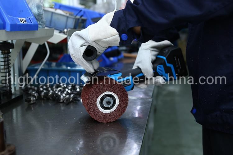Lithium Charging Wireless Cordless Metal Stainless Steel Surface Finishing Polishing Machine Polisher Sander Grinder Tool for Flat, Curved and Pipe