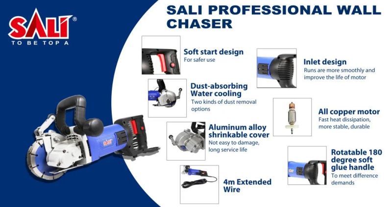 Sali 3135 135mm 2600W Professional High Quality Wall Chaser