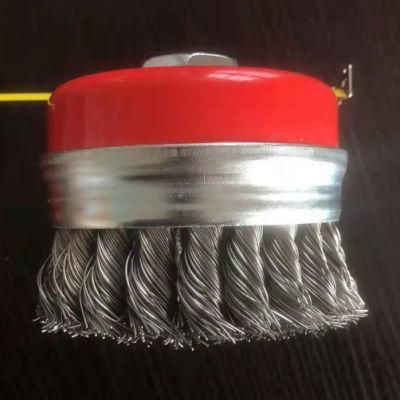 Non Sparking Brass Wire Cup Brush Knot Wire Cup Brush