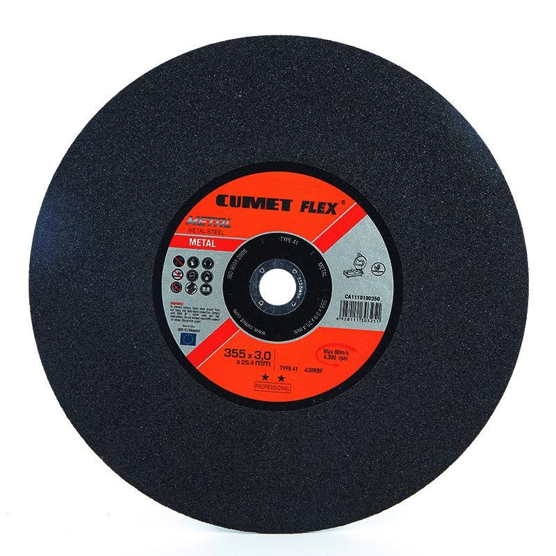 New Cumet Black T41A-350X3.0X25.4mm Industrial Disc with High Quality