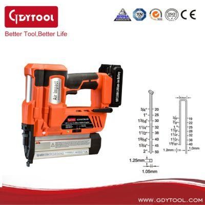 Portable Powerful Cordless Nailer and Stapler Gdy-Af5040