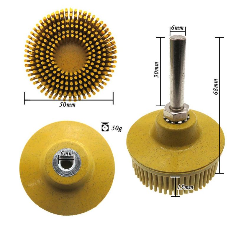 2 Inch 50mm Small Cyclone Needle Polishing Wheel Polishing Disc Electric Drill Brush