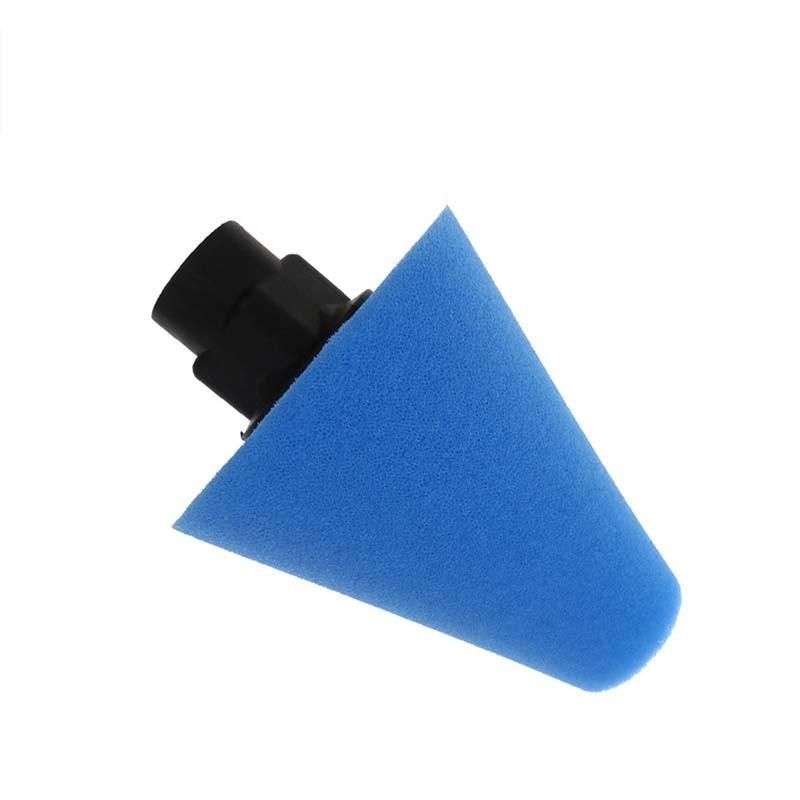 Cross-Border Supply 75mm Blue Car Wheel Sponge Brush Polishing Disc Wheel Steel Ring Polishing Waxing Sponge Wheel