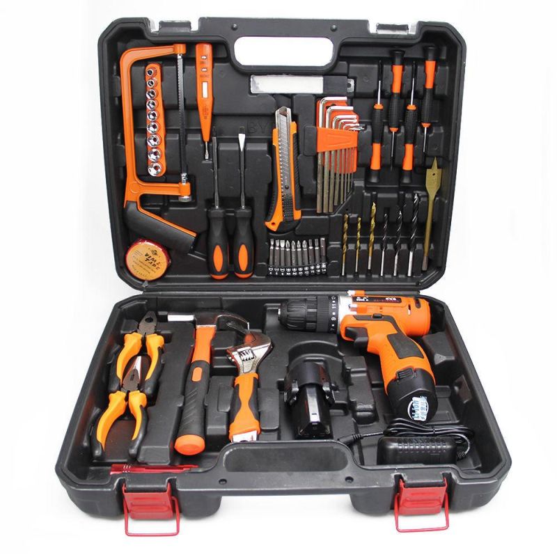 Wholesale Household Repair Power Combo Hardware Electric Tools Kit Electrical Tool Box Impact Drill Bit Set