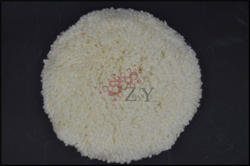 Logo Printed Single Side Wool Polishing Pad