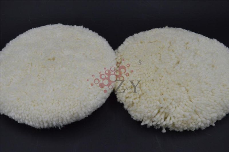 Double Sides Wool Saddle Pad for Car Polishing