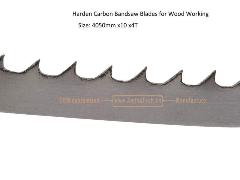 Harden Carbon Band Saw Blades for Wood Working    Size: 4050mm x10 x4T