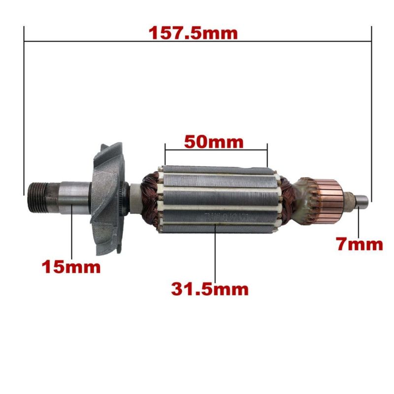 AC220V-240V Armature Rotor Anchor Stator Replacement for Maktec Trimmer