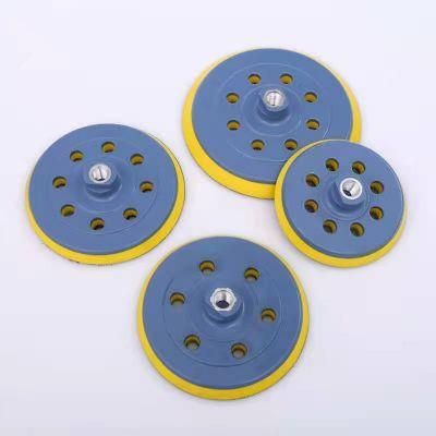 Hook Loop Polishing Pads 5/8&quot; Thread Backing Plate
