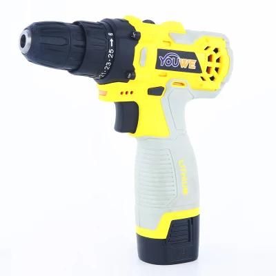 Battery Power Tools Factory Youwe 16.8V Brushless Cordless Electric Hammer Drill