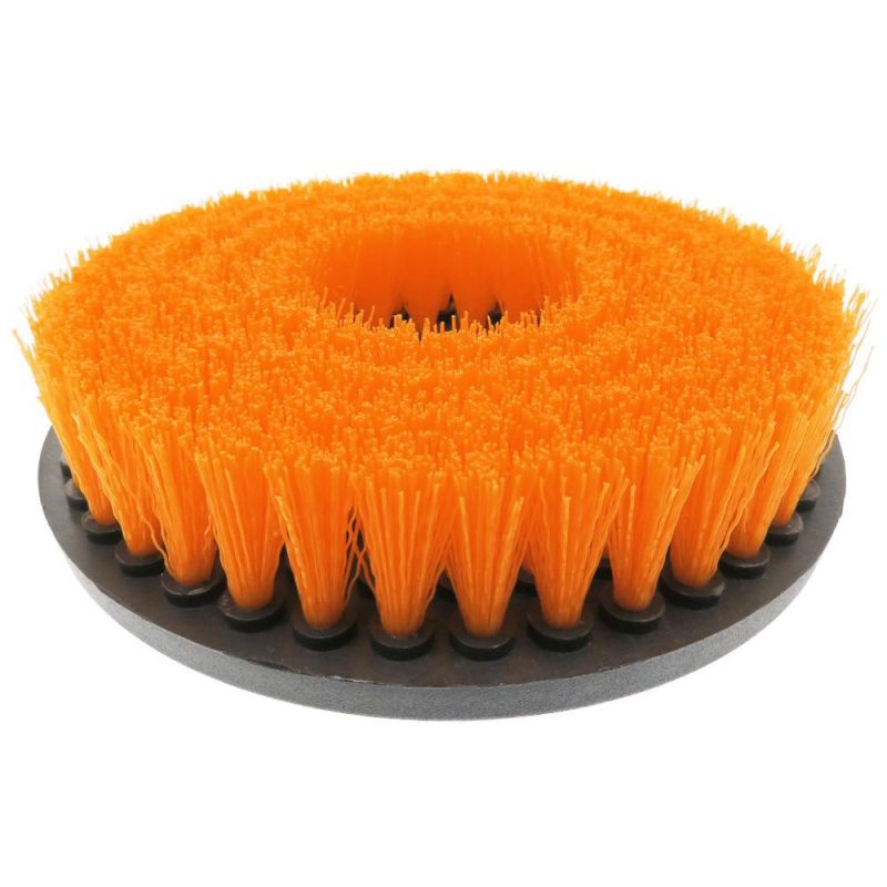 Electric Cleaning Brush 6 Inch Hollow Rodless M14-2 Orange Electric Cleaning Brush Head