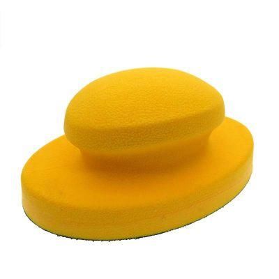 Cross-Border Supply 150*90mm Manual Oval Polishing Disc Self-Adhesive Flocking Sandpaper Polishing Disc for Car Cleaning