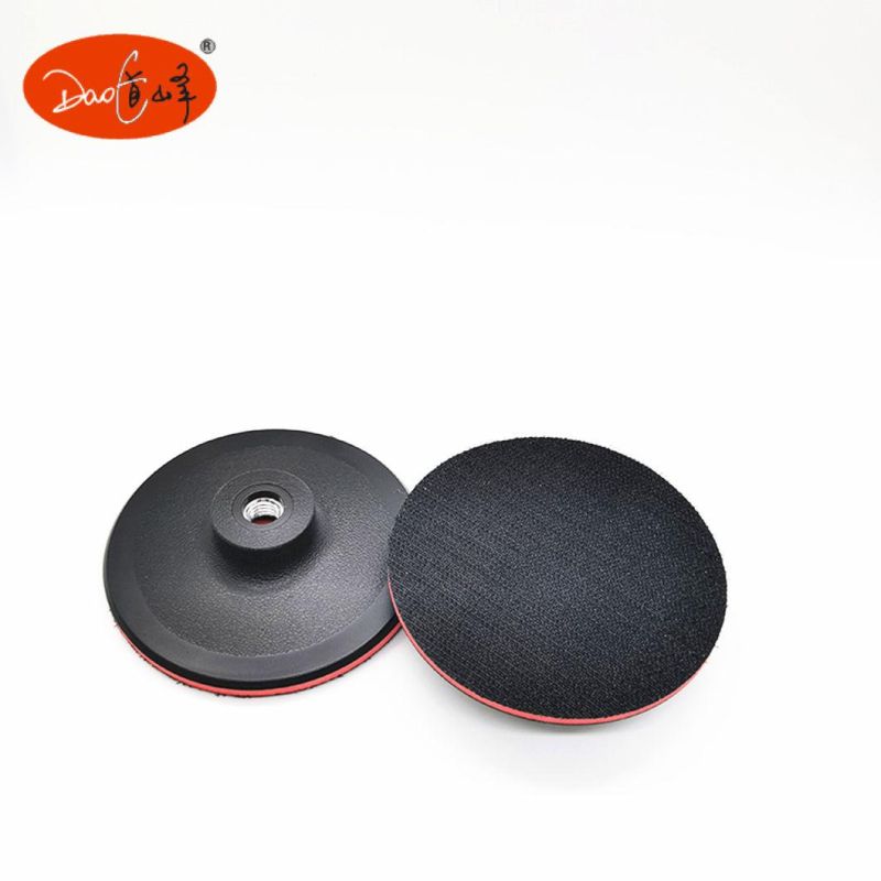 Daofeng 3inch Sanding Disc Backing Pad Black&Red