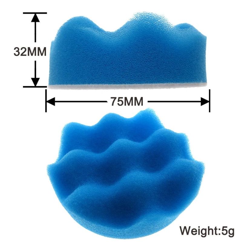 Cross-Border Supply 3 Inch 6 Inch 29 Sets of Car Polished Sponge Car Beauty Wax Polished Car Wash Sponge