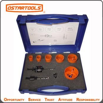 38mm HSS Hole Saw Cutter Drill Core Bits Kit Set Carbide Tipped HSS Bi-Metal