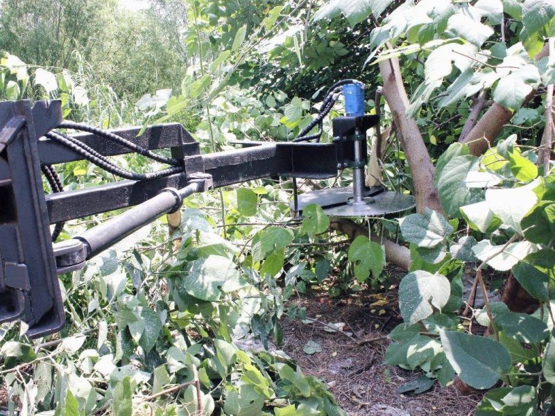 Hcn Brand 0517 Hydraulic Tree Saw Tree Cutting Machine Wood Saw Brushes Tree Cutter Installed on Skid Steer and Loader for Deforestation and Exploitation