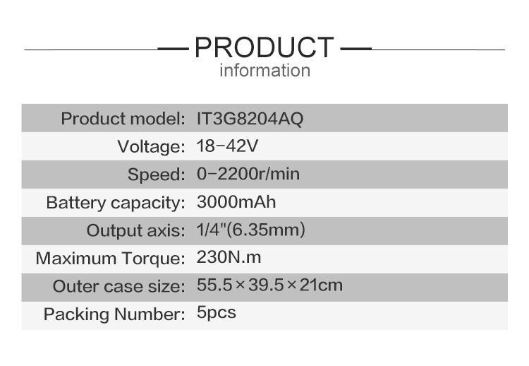 42V Hot Sale Li-ion Useful Long Time Use Lithium Cordless Screwdriver
