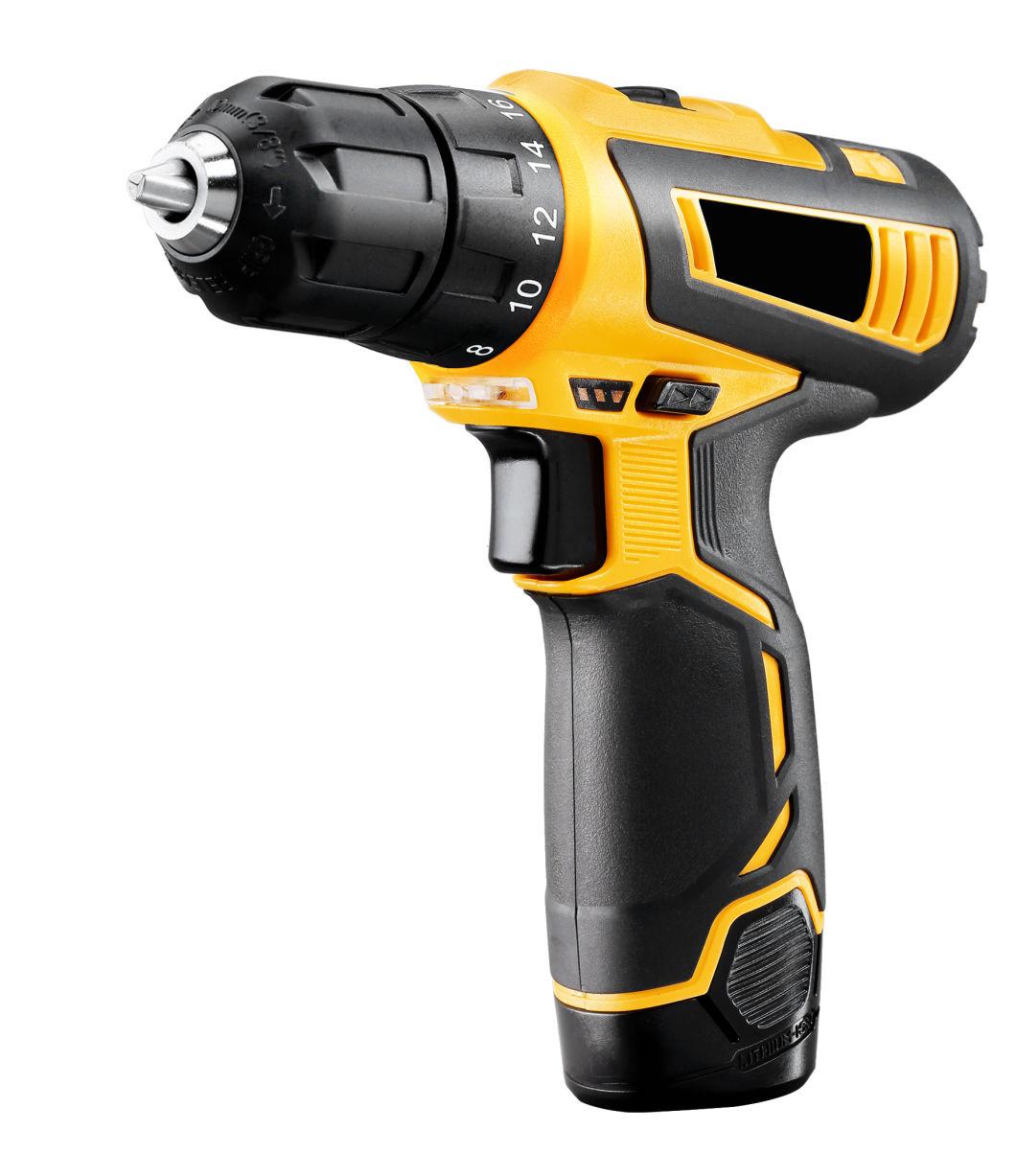 12V Range Cordless 550# Motor Big LED 28nm Torque Ce/EMC/GS Europe Standard Hammer Function Option