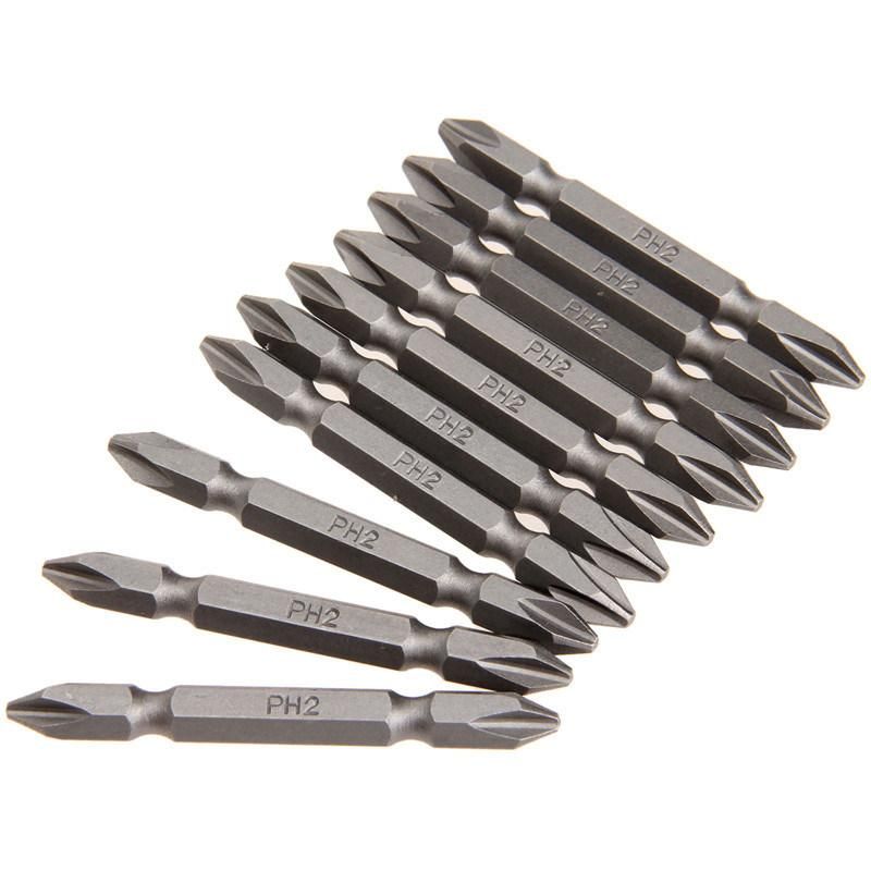 Heavy Duty Double pH2 Head S2 Material Shockproof Screwdriver Bits