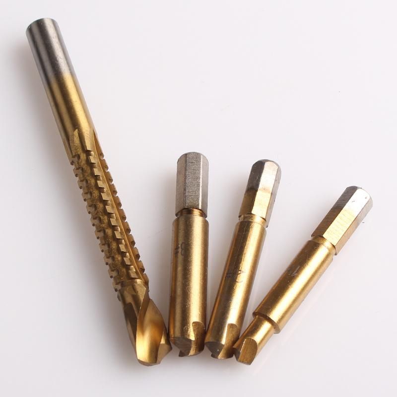 4PCS Damaged Screw Extractor Set with Single Head