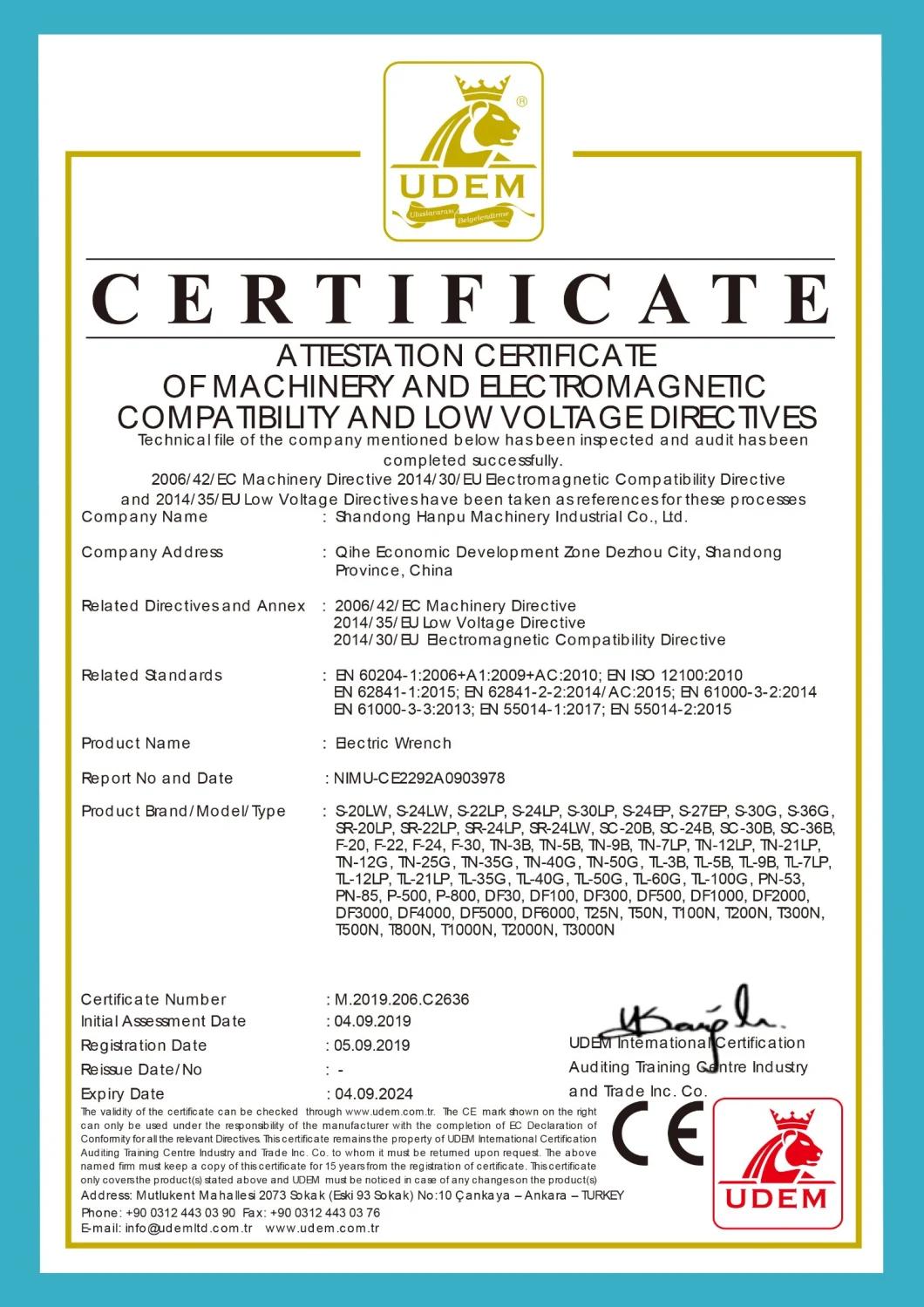 T/C Bolt Installation Wrench, Shear Wrench Manufacture