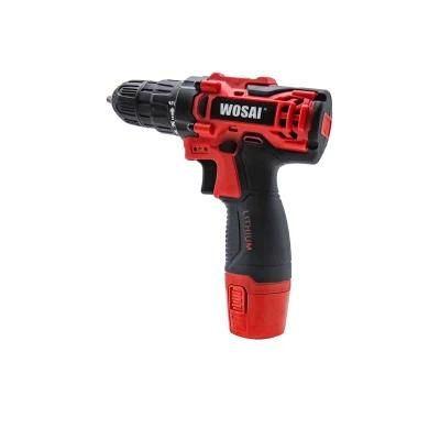 Cordless Wosai 12V Rechargeable Lithium Power Electric Drill