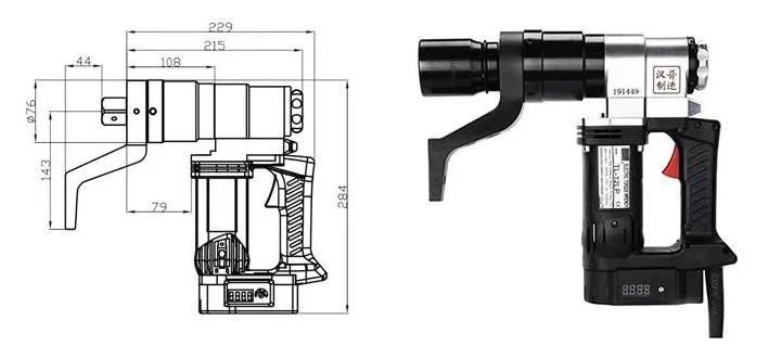 1200nm Digital Electric Torque Wrench Tn-12lp
