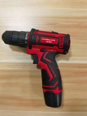 Cordless Power Tools 12V Li-ion Battery 10mm Cordless Drill Gearbox