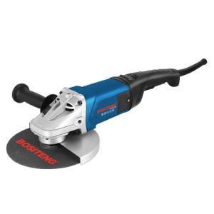 Bositeng 230-10 230mm 5 Inches 220V Angle Grinder 4 Inch Professional Grinding Cutting Machine Factory