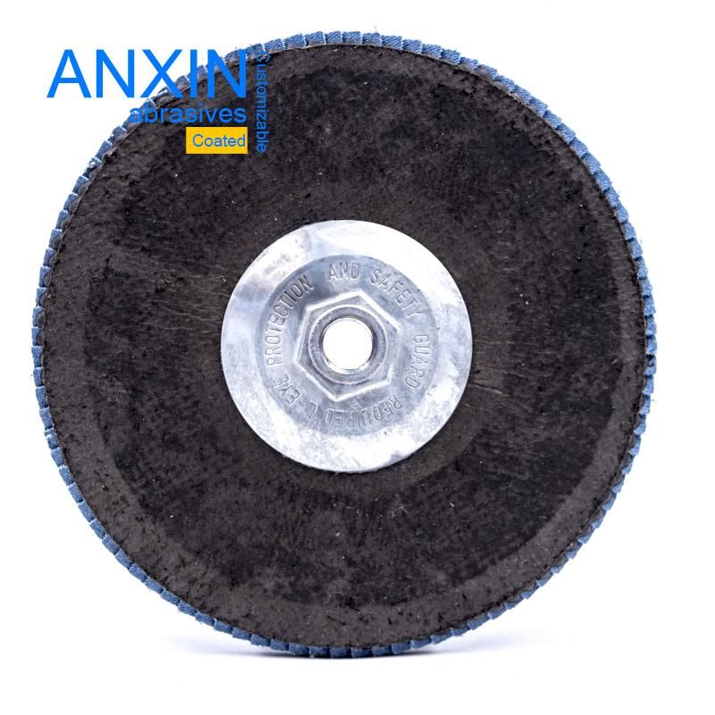 China Domestic Zirconia Kx765 Grindly Flap Disc with Metal Screw 115*5/8"-11