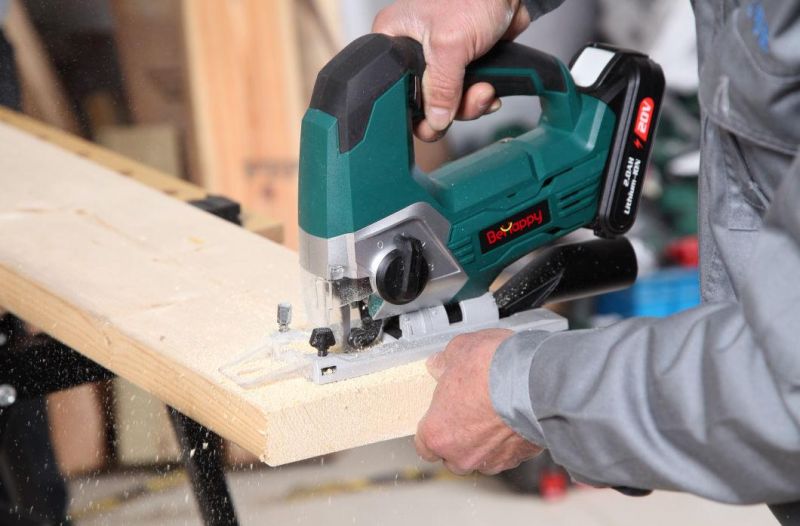 Behappy Cordless Power Tools Jig Saw Machine for Wood and Metal Cutting