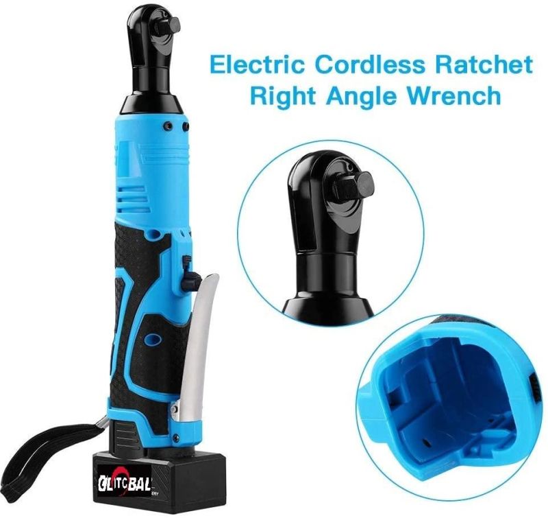 Battery Compatible Electric Cordless Ratchet Wrench Power Tool