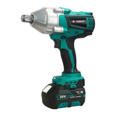 Liangye Auto Repair Tools 20V Cordless Battery Impact Wrench 3/4 Inch 1000nm