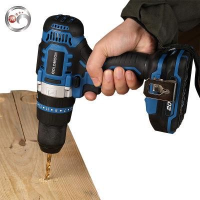 Goldmoon 20V Cordless Brush Hammer Drill Cordless Drill