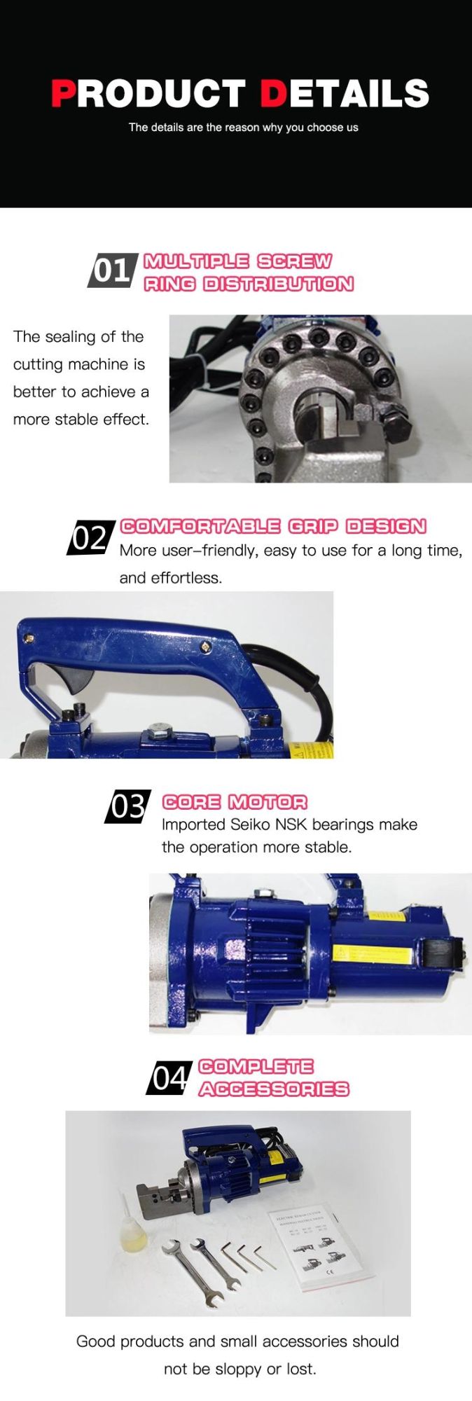 4-25mm Electric Hydraulic Rebar Cutter (RC-25)