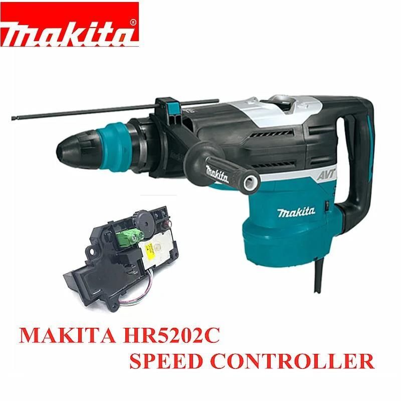 Original Makita Max Hammer Hr5202c Speed Controller Spare Part on-off Switch with Speed Controller