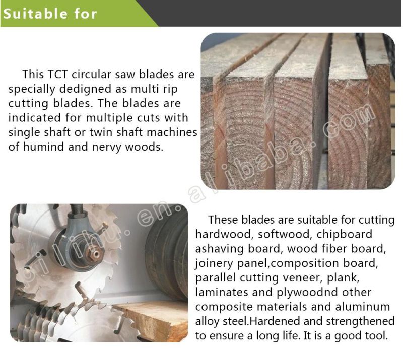 Wood Circular Saw Machines Carbide Saw Blades for Cutting Slab