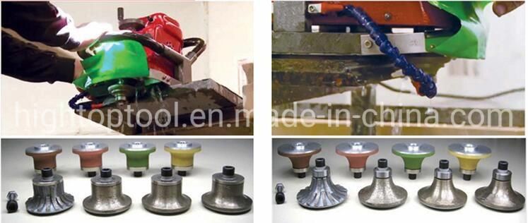 Countertops Benchtops Electrical Granite Marble Stone Edge Cutting Grinding Polishing Shaping Profile Wheel Router Bit Machine