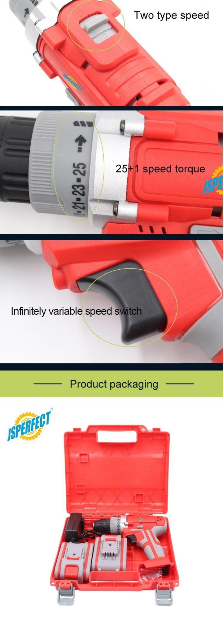 China Top 21V Small Cordless Drill From Factory