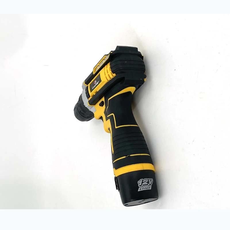 Cg-2020yellow Double Speed 12V 16.8V 21V Li-on Lithium Battery Professional Manufacturer Hand Rechargeable Forward and Reverse Impact Cordless Drill