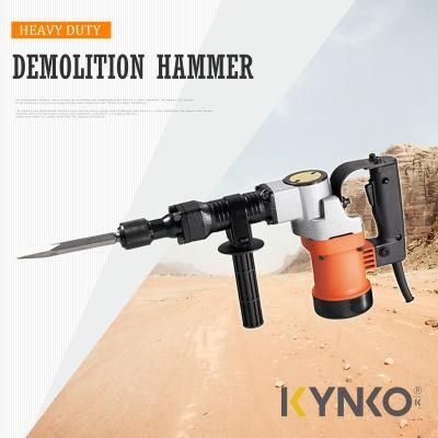 900W 26mm Hex Kynko Electric Demolition Hammer/Breaker Hammer for Stone (6232)