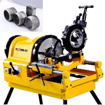 Economic 4 Inch Pipe Threading Machine for Middle East Market 750W