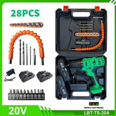 20V Hypermax Lithium Cordless Screwdriver Drill with Accessories