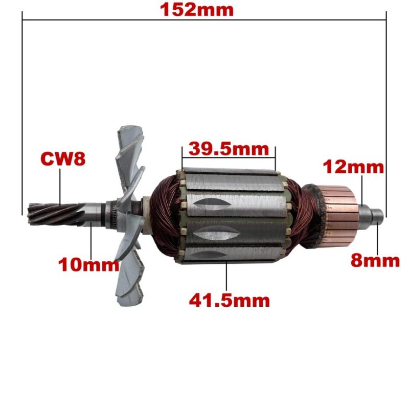 AC220V-240V Armature Rotor Anchor Replacement for Hitachi Grinder